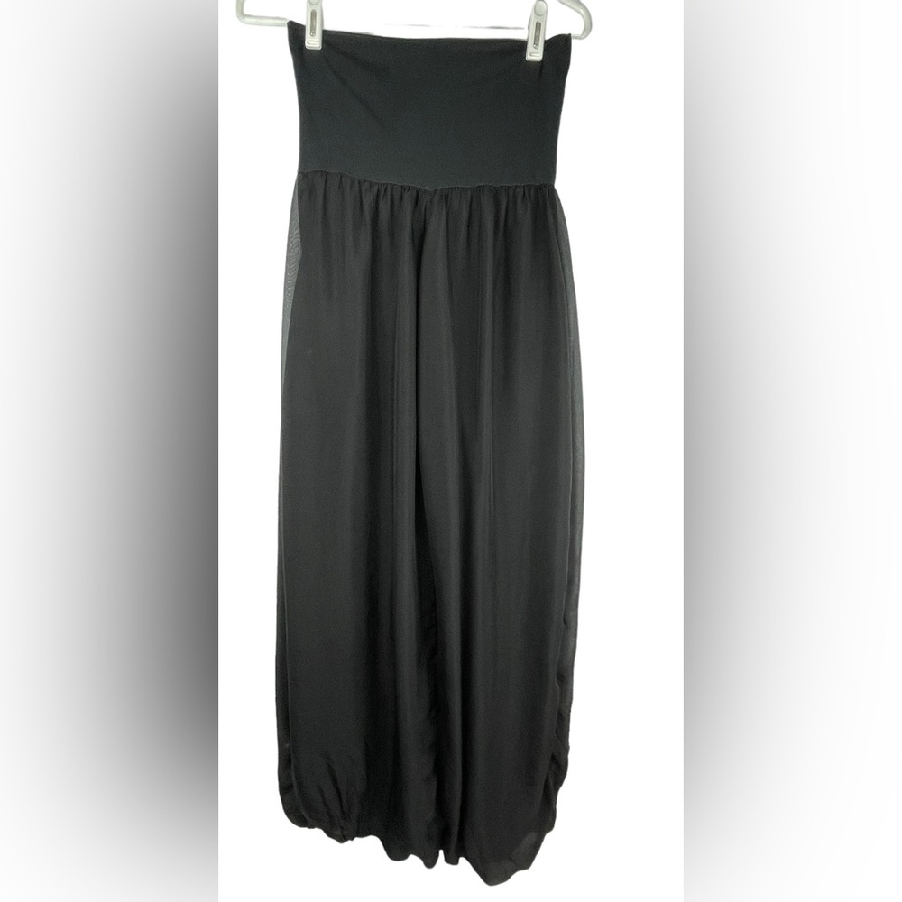 Silk Balloon Pants lined black Italian made